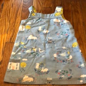 Boden corduroy farm pinnie